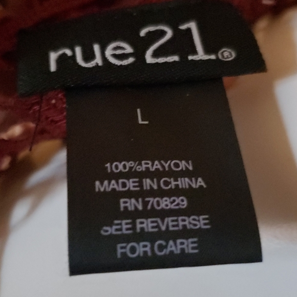 NWOT Maroon Rue 21 blouse (0053) 💥 - Picture 3 of 3